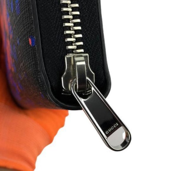 Gucci Women’s Square G Space Print Zip Around  Wallet Multicolor Large - Picture 11 of 12